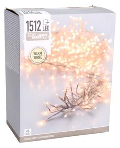 LED Venkovní vánoční řetěz 1512xLED/230V/8 funkcí 14 m IP44 teplá bílá