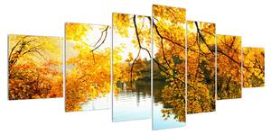 Podzimní obraz stromu (210x100 cm)