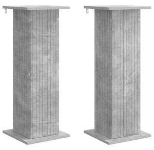 Stojan na rostliny 2 pcs Betonově šedá 30,5 x 30 x 80,5 cm