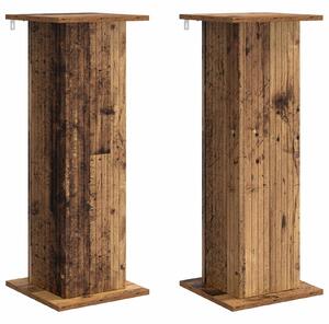 Stojan na rostliny 2 pcs Staré dřevo 30,5 x 30 x 80,5 cm