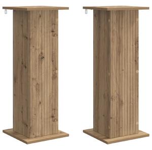 Stojan na rostliny 2 ks Dub artisan 30,5 x 30 x 80,5 cm
