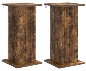 Stojan na rostliny 2 pcs Kouřový dub 30,5 x 30 x 60,5 cm