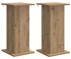 Stojan na rostliny 2 ks Dub artisan 30,5 x 30 x 60,5 cm