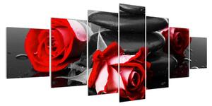 Obraz růže (210x100 cm)