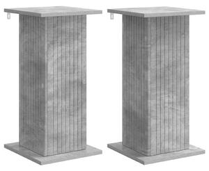 Stojan na rostliny 2 pcs Betonově šedá 30,5 x 30 x 60,5 cm