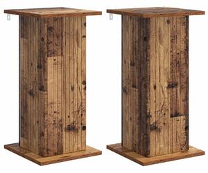 Stojan na rostliny 2 pcs Staré dřevo 30,5 x 30 x 60,5 cm