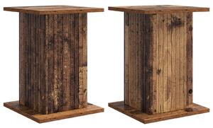 Stojan na rostliny 2 pcs Staré dřevo 30,5 x 30 x 43 cm