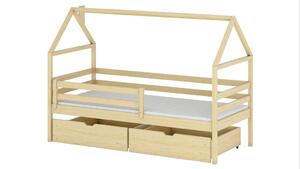 Lano Furniture Dětská postel ve tvaru domku Arnie borovice Rozměr (cm): 80x160