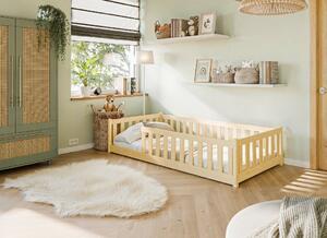 Lano Furniture Dětská postel s ohrádkou Nella borovice Rozměr (cm): 80x160