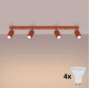 BRILAGI - LED Bodové svítidlo CRESTO 4xGU10/10W/230V oranžová