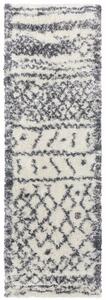 Šedý koberec Bardie Grey Cream Rozměry: 80x150 cm