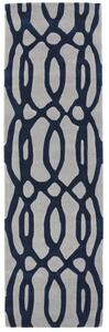 Modrý koberec Blondie Wire Blue Rozměry: 70x240 cm