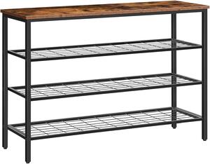 Botník Vasagle Serano 100 cm hnědý/černý