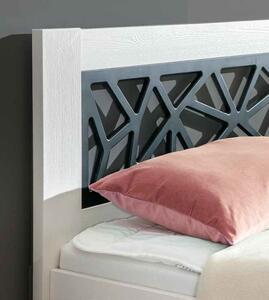 Casarredo - Komfort nábytek Masivní postel CINTA 90x200, výběr moření | barva: dol moření bílá