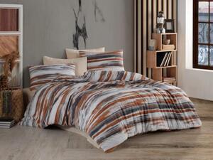 Krepové povlečení MERLIN BEIGE - 140/200 + 70/90