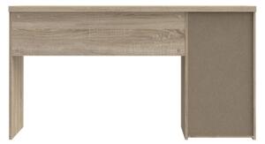 Psací stůl GINO 140x60 cm bílá/dub sonoma