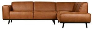 Rohová pohovka statement pravá 274 cm cognac