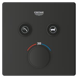 Grohe Grohtherm SmartControl vanová baterie pod omítku s termostatem černá 291242430