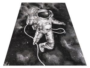 Koberec Soho 11 Kosmonaut - šedý / černý