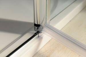 GELCO - ONE sprchové dveře s pevnou částí 900 mm, čiré sklo (GO4890)