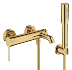 Sada vanová baterie Grohe Essence 33624GL1, sprchová hlavice Grohe Euphoria 27400GL0, 27074GL0, 28362GL1
