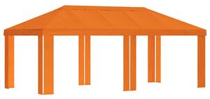 Plachta na altán 6 x 3 m Oranžová Polyester 190 gsm