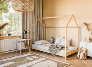 Legno Dětská postel ve tvaru domku Lucie borovice Rozměr (cm): 90x200