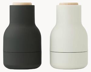 Sada malých mlýnků na'sůl a pepř s dřevěnými víčky Bottle Grinder, 2 díly