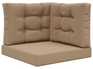 Venkovní polštář na pohovku 3 pcs Taupe Polyester