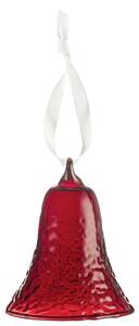 COOEE Design Skleněný zvoneček Gry Deep Red - 8 cm CED512