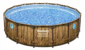 Bazén BESTWAY Steel Pro MAX BES56725 s příslušenstvím 488x122x488 cm