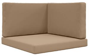 Venkovní polštář na pohovku 3 pcs Taupe Polyester