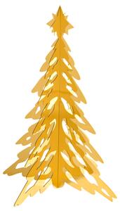 COOEE Design Kovový stromeček Pinetree Brass - 15 cm CED492