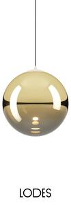 Lodes Designové závěsné LED svítidlo RANDOM SOLO, 3W, ø 23 cm, CRI90 Barva: Zlatá, Teplota světla: 2700K