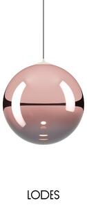 Lodes Designové závěsné LED svítidlo RANDOM SOLO, 3W, ø 28 cm, CRI90 Barva: Rose gold, Teplota světla: 2700K