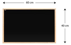 ALLboards NATURAL TM64BKB magnetická tabule 60 x 40 cm