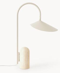 Velká nastavitelná stolní lampa's mramorovou podstavou Arum