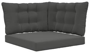 Venkovní polštář na pohovku Polyester Antracit 80 x 43 x 10 cm