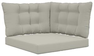 Venkovní polštář na pohovku Polyester Šedý 80 x 43 x 10 cm