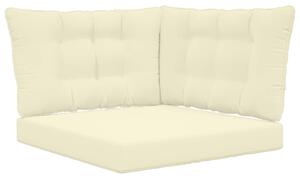 Venkovní polštář na pohovku Polyester Krémová 80 x 43 x 10 cm