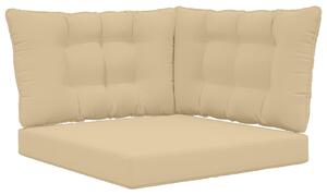 Venkovní polštář na pohovku Polyester Béžová 80 x 43 x 10 cm