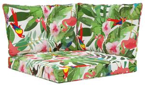 Venkovní polštář na pohovku Polyester pestrá 80 x 43 x 10 cm