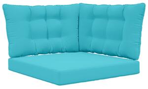 Venkovní polštář na pohovku Polyester Tyrkysová 80 x 43 x 10 cm