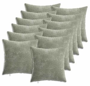 Povlak na polštář 12 pcs HEERLEN Zelená 40 x 40 cm