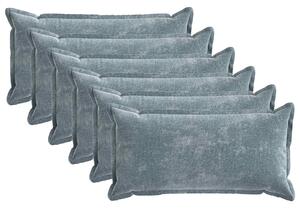Povlak na polštář 6 pcs HOUTEN Světle modrá 40 x 70 cm