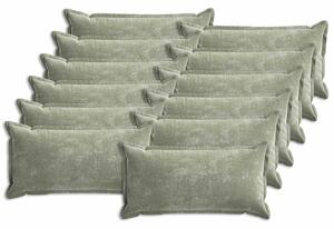 Povlak na polštář 12 pcs HOUTEN Zelená 40 x 80 cm