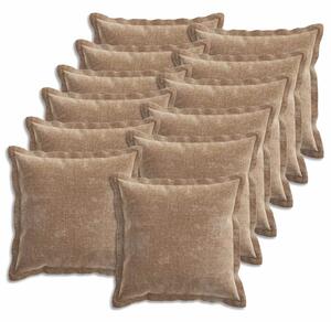Povlak na polštář 12 pcs HOUTEN Hnědá 50 x 50 cm