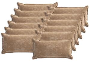 Povlak na polštář 12 pcs HOUTEN Hnědá 40 x 80 cm