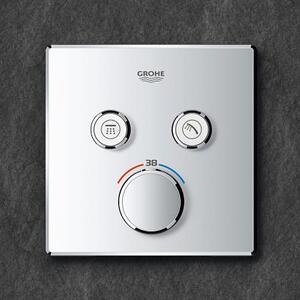 Grohe Grohtherm SmartControl vanová baterie pod omítku s termostatem StarLight Chrome 29124000