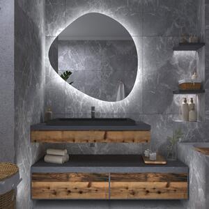 Atypické zrcadlo do koupelny s LED osvětlením G5